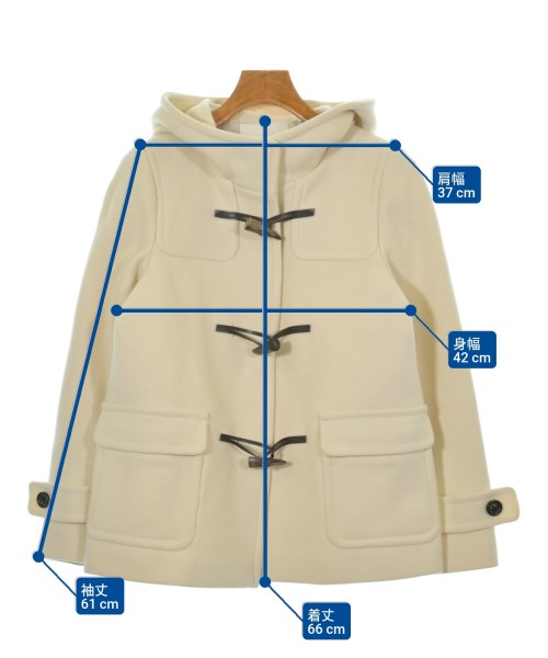 green label relaxing（グリーンレーベルリラクシング）ダッフルコート 白 サイズ:-(M位) レディース/2200613081016