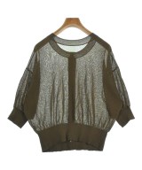 green label relaxing（グリーンレーベルリラクシング）カーディガン 茶 サイズ:F レディース/2200626768072