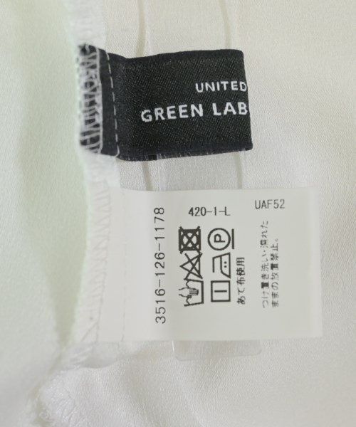 green label relaxing（グリーンレーベルリラクシング）ブラウス 白 サイズ:F レディース/2200615839035