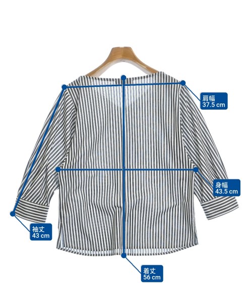 green label relaxing（グリーンレーベルリラクシング）ブラウス 黒 サイズ:F レディース/2200615839066