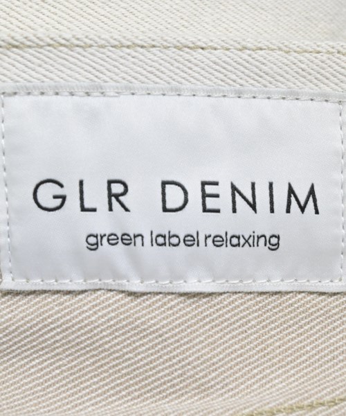 green label relaxing（グリーンレーベルリラクシング）デニムパンツ 白 サイズ:44(XL位) レディース/2200616382035