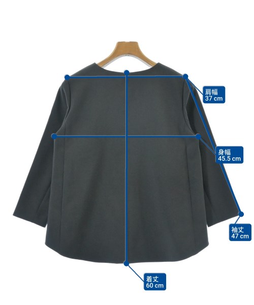 green label relaxing（グリーンレーベルリラクシング）ブラウス グレー サイズ:-(L位) レディース/2200624397021