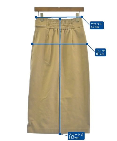 green label relaxing（グリーンレーベルリラクシング）ロング・マキシ丈スカート ベージュ サイズ:38(M位) レディース/2200616379080