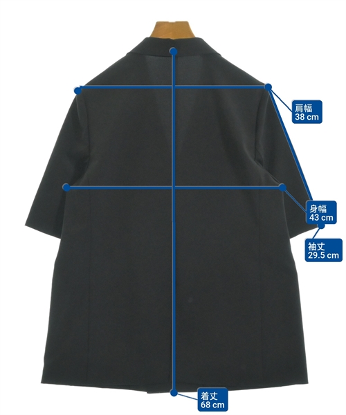 green label relaxing（グリーンレーベルリラクシング）テーラードジャケット 黒 サイズ:-(XL位) レディース/2200615316031