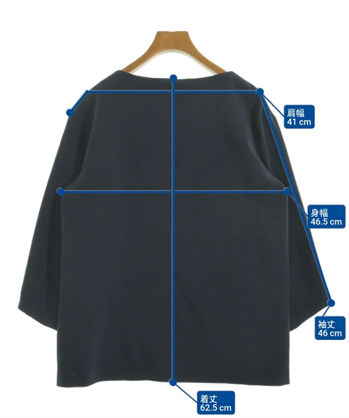 green label relaxing（グリーンレーベルリラクシング）ブラウス 紺 サイズ:38(M位) レディース/2200615316246