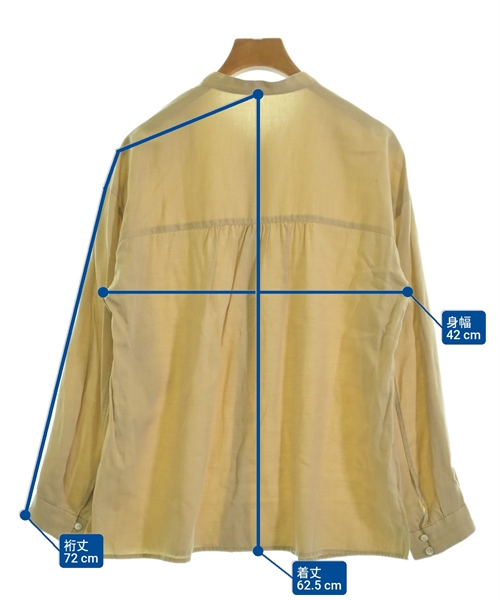 green label relaxing（グリーンレーベルリラクシング）カジュアルシャツ ベージュ サイズ:F レディース/2200615316284