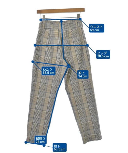 green label relaxing（グリーンレーベルリラクシング）スラックス ベージュ サイズ:34(XS位) レディース/2200622826028