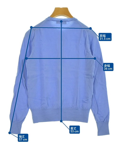 green label relaxing（グリーンレーベルリラクシング）カーディガン 青 サイズ:38(M位) レディース/2200624718024