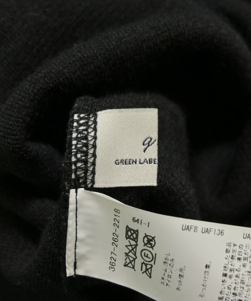 green label relaxing（グリーンレーベルリラクシング）カーディガン 黒 サイズ:F レディース/2200624863069