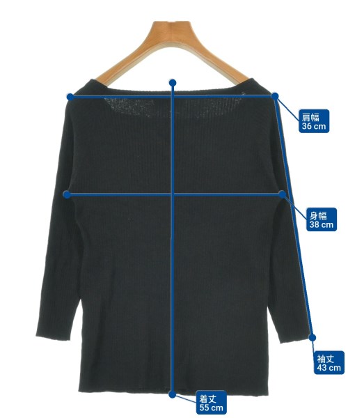 green label relaxing（グリーンレーベルリラクシング）ニット・セーター 黒 サイズ:F レディース/2200628612014