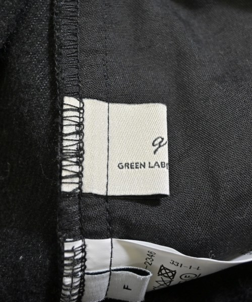 green label relaxing（グリーンレーベルリラクシング）ロング・マキシ丈スカート 黒 サイズ:F レディース/2200600344049