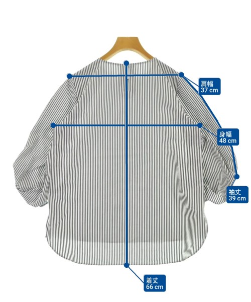 green label relaxing（グリーンレーベルリラクシング）ブラウス グレー サイズ:F レディース/2200618002023