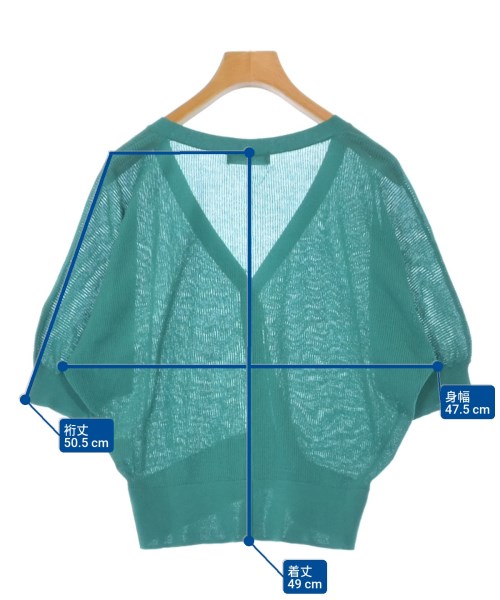 green label relaxing（グリーンレーベルリラクシング）カーディガン 緑 サイズ:-(M位) レディース/2200618002047