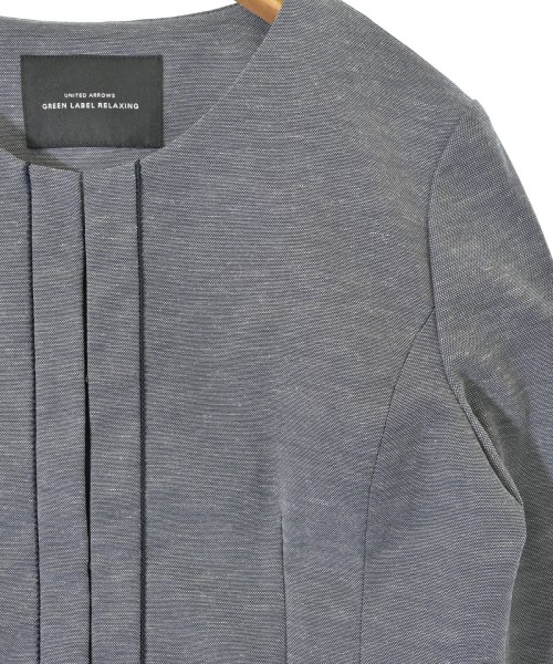 green label relaxing（グリーンレーベルリラクシング）ノーカラージャケット グレー サイズ:38(M位) レディース/2200625379019