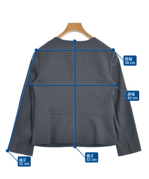 green label relaxing（グリーンレーベルリラクシング）ノーカラージャケット 黒 サイズ:38(M位) レディース/2200625379026