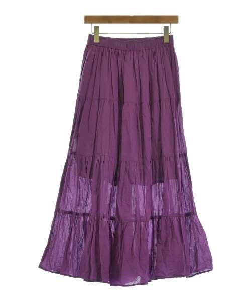 green label relaxing（グリーンレーベルリラクシング）ロング・マキシ丈スカート 紫 サイズ:-(S位) レディース/2200627534041