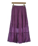 green label relaxing（グリーンレーベルリラクシング）ロング・マキシ丈スカート 紫 サイズ:-(S位) レディース/2200627534041