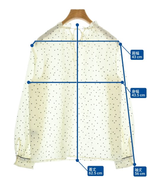 green label relaxing（グリーンレーベルリラクシング）ブラウス 白 サイズ:F レディース/2200616671054