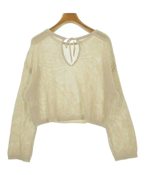 green label relaxing（グリーンレーベルリラクシング）ニット・セーター ベージュ サイズ:F レディース/2200619597092