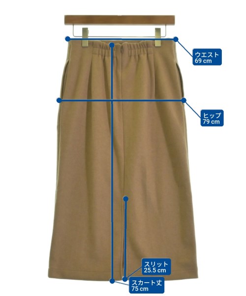 green label relaxing（グリーンレーベルリラクシング）ロング・マキシ丈スカート ベージュ サイズ:38(M位) レディース/2200619597238
