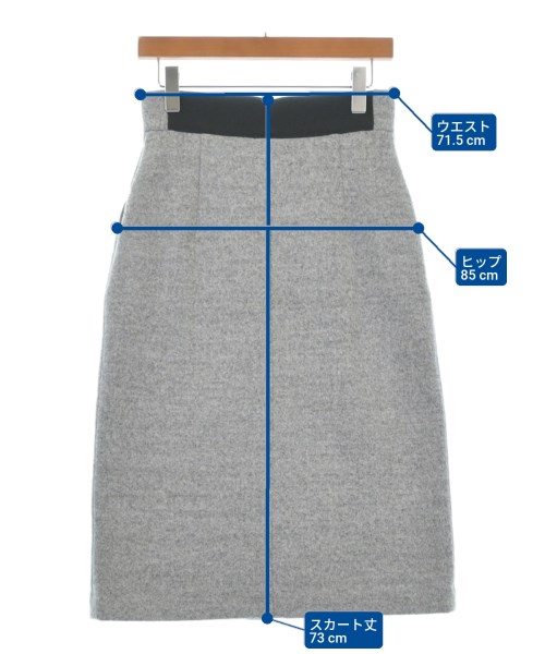 green label relaxing（グリーンレーベルリラクシング）ロング・マキシ丈スカート グレー サイズ:38(M位) レディース/2200617994053