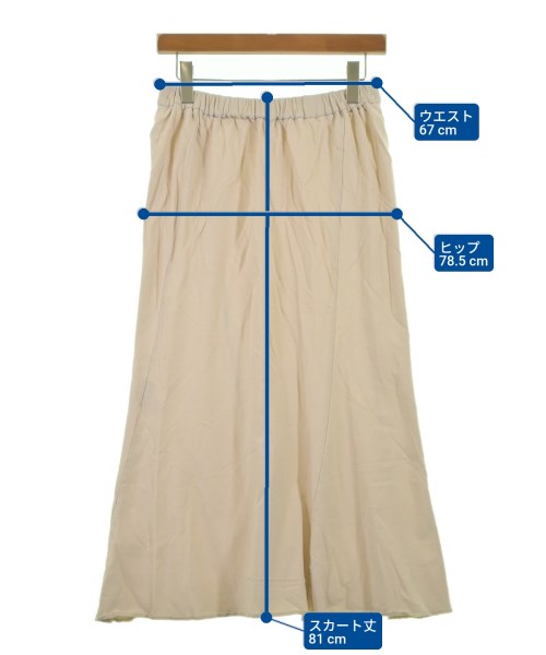 green label relaxing（グリーンレーベルリラクシング）ロング・マキシ丈スカート ベージュ サイズ:-(M位) レディース/2200618276042