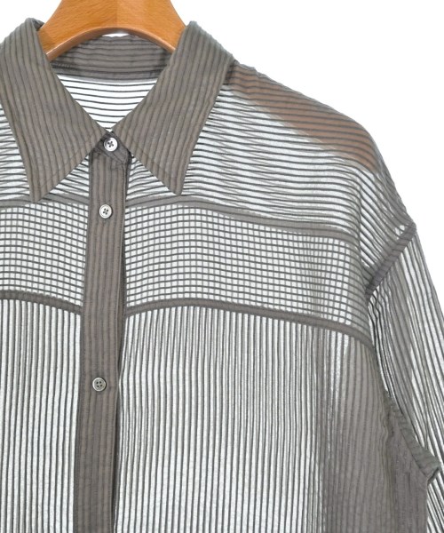 green label relaxing（グリーンレーベルリラクシング）カジュアルシャツ グレー サイズ:F レディース/2200629984028