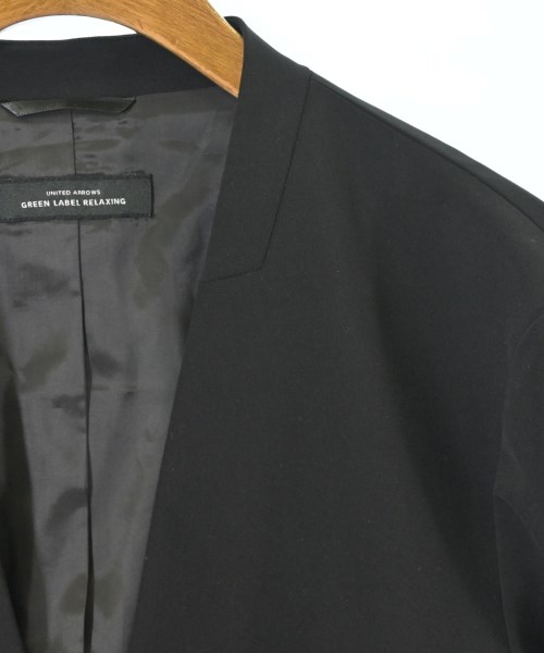 green label relaxing（グリーンレーベルリラクシング）カジュアルジャケット 黒 サイズ:44(XL位) レディース/2200614239010