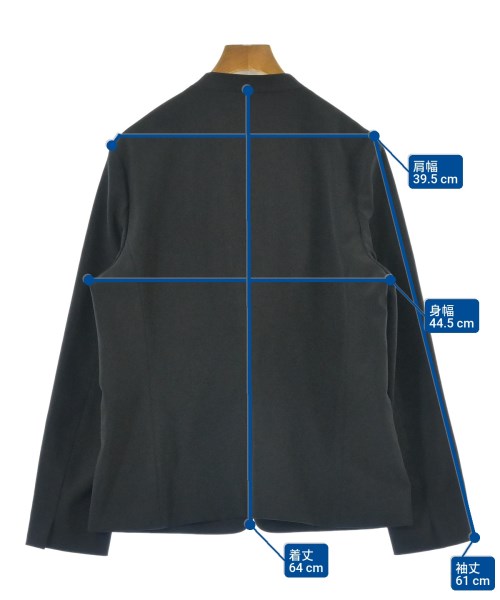 green label relaxing（グリーンレーベルリラクシング）カジュアルジャケット 黒 サイズ:44(XL位) レディース/2200614239010