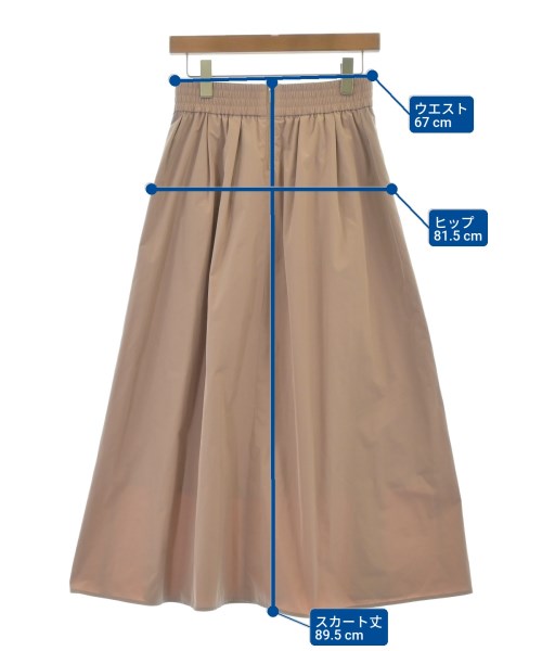 green label relaxing（グリーンレーベルリラクシング）ロング・マキシ丈スカート ピンク サイズ:F レディース/2200615955018