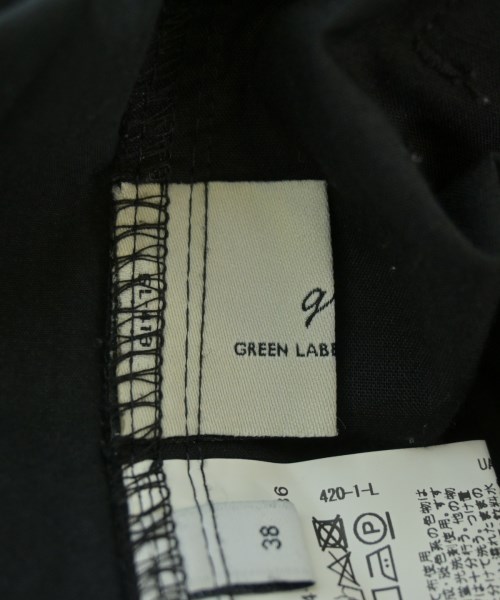 green label relaxing（グリーンレーベルリラクシング）スラックス 黒 サイズ:38(M位) レディース/2200615955049
