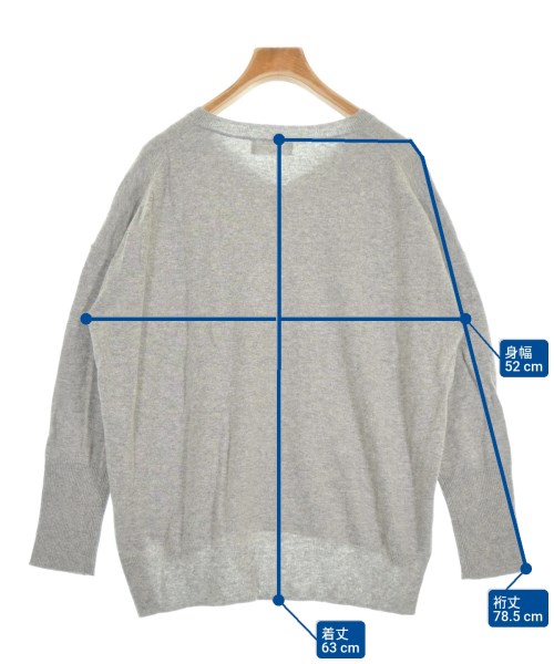 green label relaxing（グリーンレーベルリラクシング）ニット・セーター グレー サイズ:38(M位) レディース/2200616848074