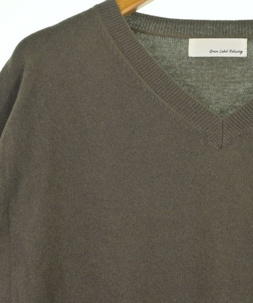 green label relaxing（グリーンレーベルリラクシング）ニット・セーター 茶 サイズ:36(S位) レディース/2200616848159