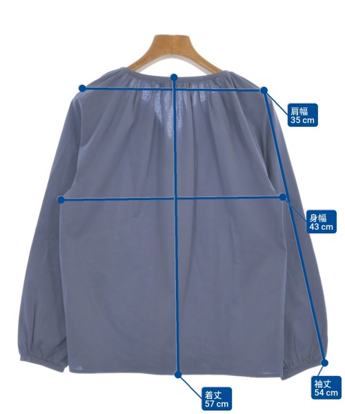 green label relaxing（グリーンレーベルリラクシング）カジュアルシャツ 青 サイズ:-(XL位) レディース/2200618267088