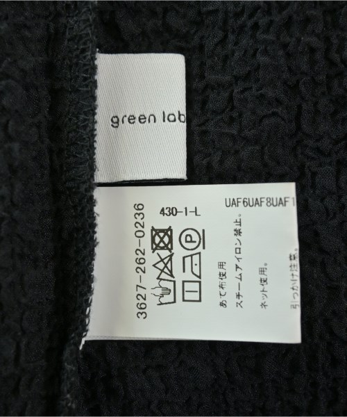green label relaxing（グリーンレーベルリラクシング）ブラウス 黒 サイズ:F レディース/2200619508081