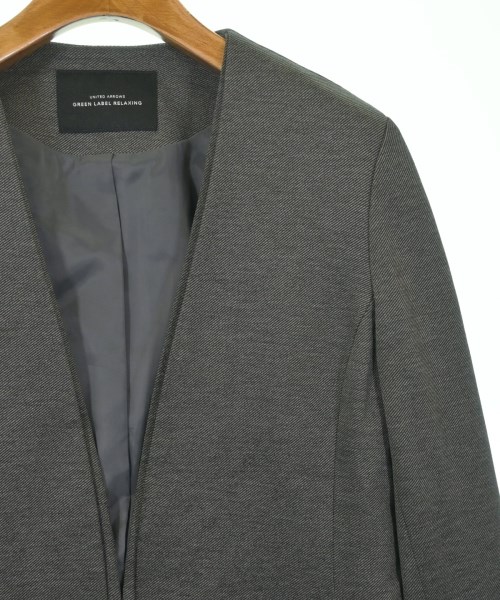 green label relaxing（グリーンレーベルリラクシング）ノーカラージャケット グレー サイズ:40(M位) レディース/2200619551032
