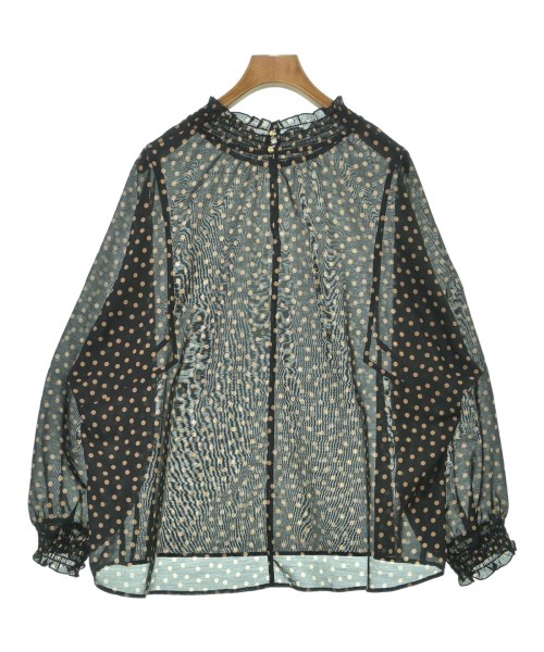 green label relaxing（グリーンレーベルリラクシング）ブラウス 黒 サイズ:F レディース/2200624891079