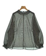 green label relaxing（グリーンレーベルリラクシング）ブラウス 黒 サイズ:F レディース/2200624891079