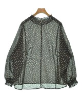 green label relaxing（グリーンレーベルリラクシング）ブラウス 黒 サイズ:F レディース/2200624891079