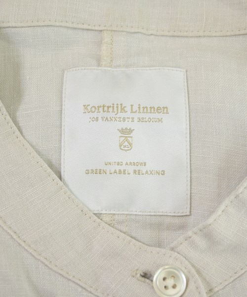 green label relaxing（グリーンレーベルリラクシング）カジュアルシャツ ベージュ サイズ:F レディース/2200629500105