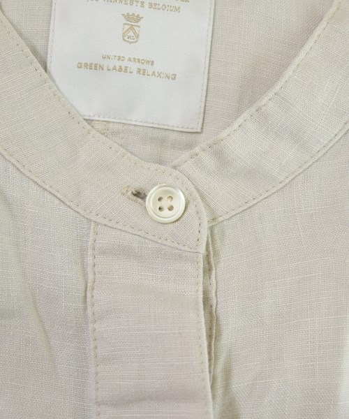 green label relaxing（グリーンレーベルリラクシング）カジュアルシャツ ベージュ サイズ:F レディース/2200629500105