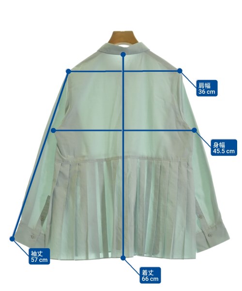 green label relaxing（グリーンレーベルリラクシング）カジュアルシャツ 緑 サイズ:F レディース/2200614207019