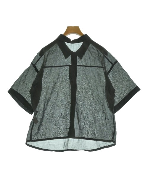 green label relaxing（グリーンレーベルリラクシング）カジュアルシャツ 黒 サイズ:F レディース/2200614207033