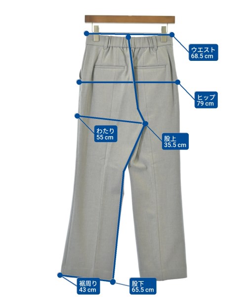 green label relaxing（グリーンレーベルリラクシング）スラックス グレー サイズ:38(M位) レディース/2200617431107