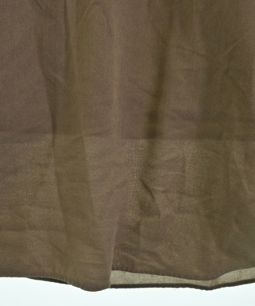 green label relaxing（グリーンレーベルリラクシング）シャツワンピース 茶 サイズ:F レディース/2200620805094