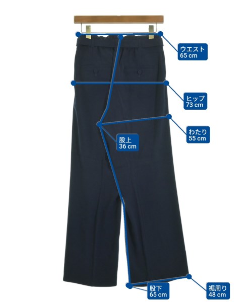 green label relaxing（グリーンレーベルリラクシング）スラックス 紺 サイズ:38(M位) レディース/2200626084028