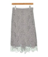 green label relaxing（グリーンレーベルリラクシング）ロング・マキシ丈スカート グレー サイズ:38(M位) レディース/2200615969084