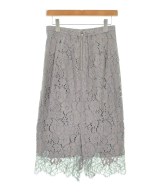 green label relaxing（グリーンレーベルリラクシング）ロング・マキシ丈スカート グレー サイズ:38(M位) レディース/2200615969084