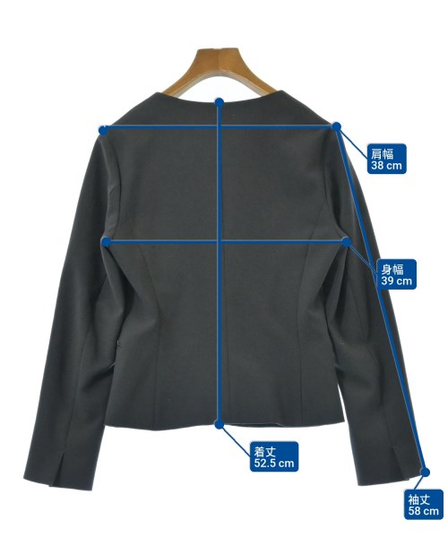 green label relaxing（グリーンレーベルリラクシング）ノーカラージャケット グレー サイズ:38(M位) レディース/2200616883013