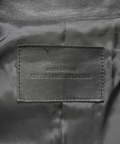 green label relaxing（グリーンレーベルリラクシング）ライダース 黒 サイズ:36(S位) レディース/2200610315176